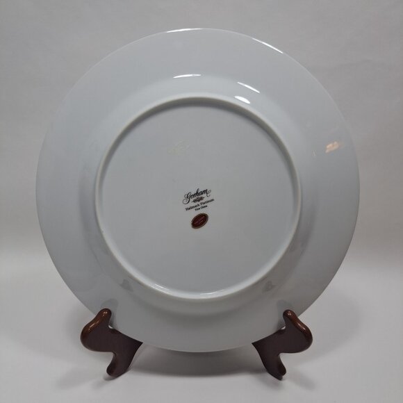 Hallmark Platnum Trim and Verge by Gorham Fine China Dinner Plate Circa 1993-97 - Picture 3 of 8